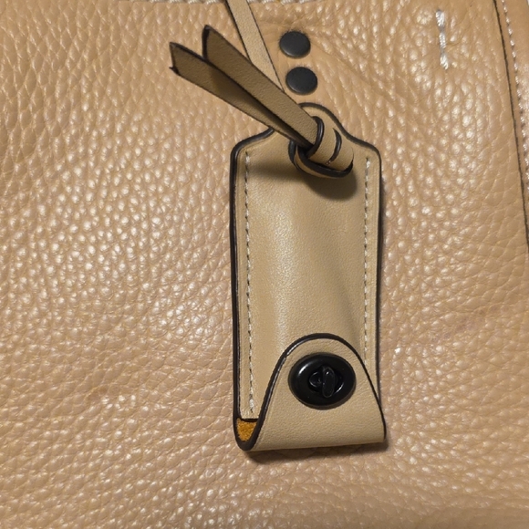 Coach Rouge 25 In Colorblock Tan - Picture 7 of 8